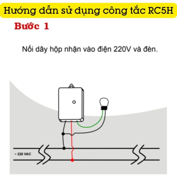 Hộp Công Tắc điều Khiển Từ Xa Hỗ Trợ Hẹn Giờ Tpe Rc5h (2024)