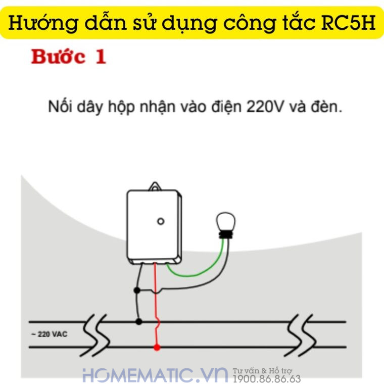 Hộp Công Tắc điều Khiển Từ Xa Hỗ Trợ Hẹn Giờ Tpe Rc5h (2024)