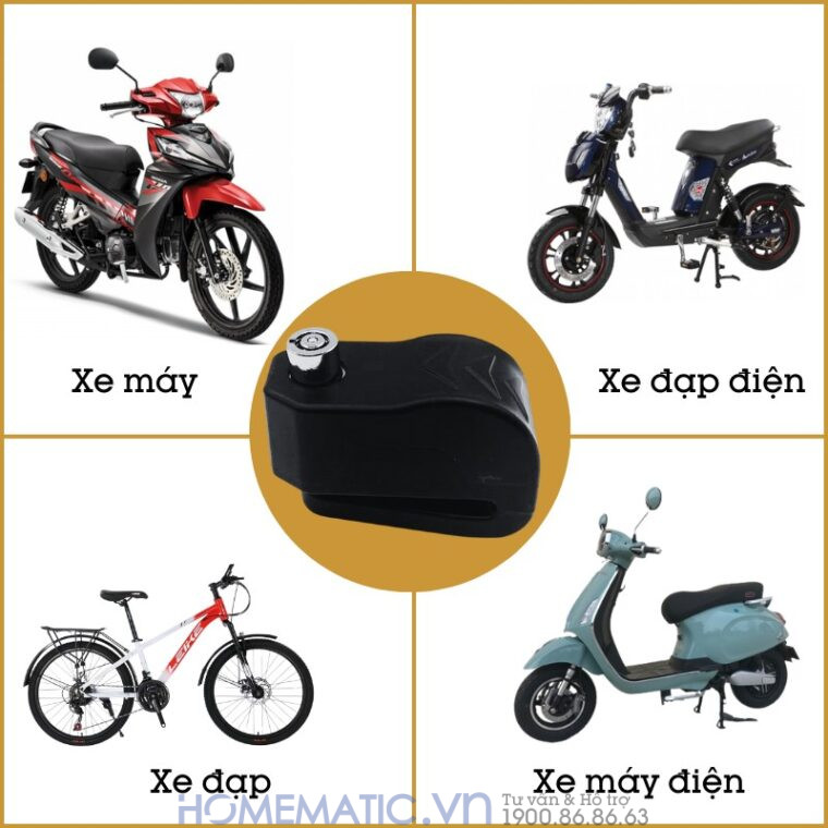 Khóa Chống Trộm Xe Máy Có Còi Hú Adl268 hỗ trợ khóa phanh đĩa xe máy, xe đạp điện, xe đạp, xe máy điện Khóa Chống Trộm Xe Máy Có Còi Hú Adl268 hỗ trợ khóa phanh đĩa xe máy, xe đạp điện, xe đạp, xe máy điện