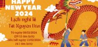 Thông Báo Nghỉ Tết Nguyên Đán 2024