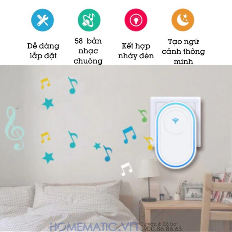 Chuông Wifi điều Khiển Từ Xa Báo Thức Chuông điện Gọi Báo Từ Xa Qua điện Thoại Td12 Chuông Wifi điều Khiển Từ Xa Báo Thức Chuông điện Gọi Báo Từ Xa Qua điện Thoại Td12