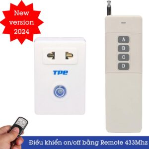 Ổ Cắm điều Khiển Từ Xa Bằng Remote Rf Tpe Tf2av2