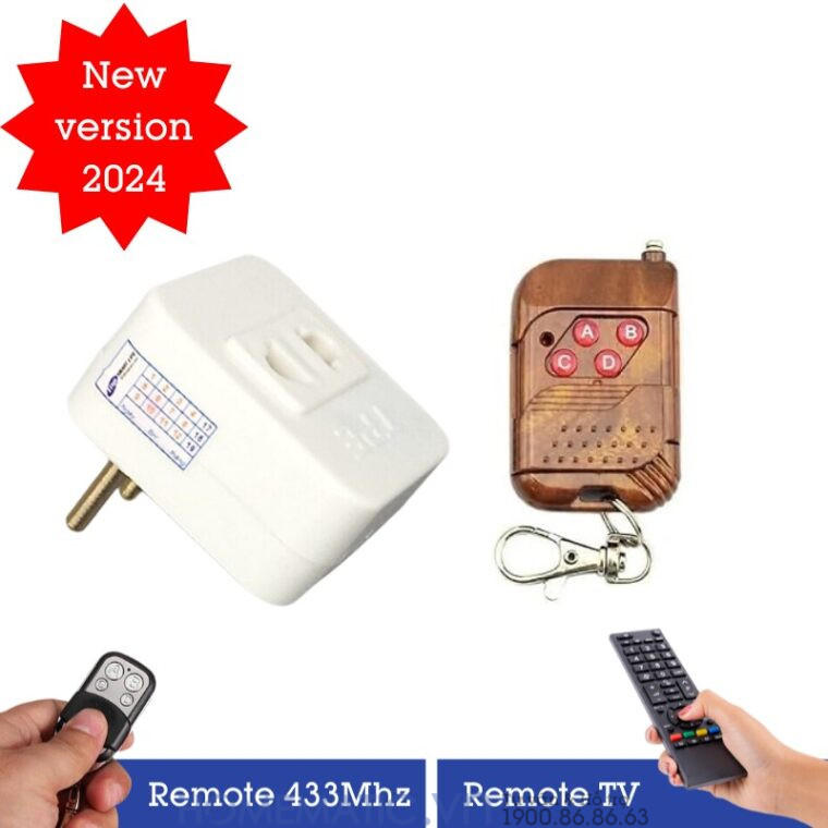Ổ Cắm điều Khiển Từ Xa Bằng Remote Tpe Tf10v3