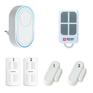 Thiết Bị Chống Trộm Gia đình Báo động Qua Wifi Tdb12f bộ 2 cảm biến chuyển động + 2 cảm biến cửa