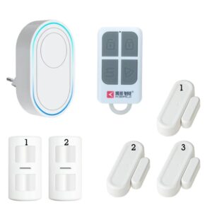 Thiết Bị Chống Trộm Gia đình Báo động Qua Wifi Tdb12f bộ 2 cảm biến chuyển động + 3 cảm biến cửa