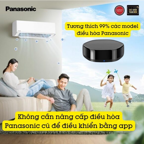 Bộ điều Khiển điều Hòa Panasonic Bằng điện Thoại Smart Life Yrc11