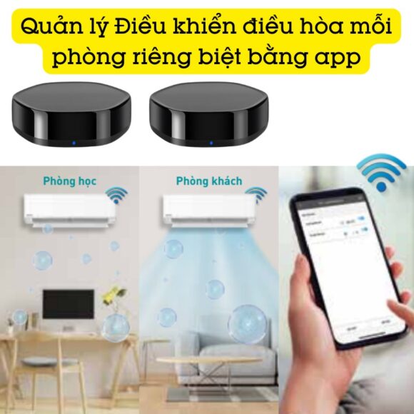 Bộ điều Khiển điều Hòa Panasonic Bằng điện Thoại Smart Life Yrc11