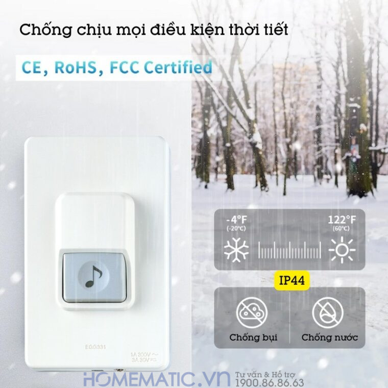 Chuông Cửa Không Dây Panachime Sử Dụng Nút Bấm Dùng Pin Panasonic Ehg888 nút bấm chống chịu mọi điều kiện thời tiết Chuông Cửa Không Dây Panachime Sử Dụng Nút Bấm Dùng Pin Panasonic Ehg888 nút bấm chống chịu mọi điều kiện thời tiết
