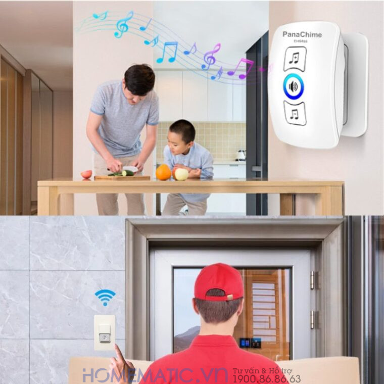 Chuông Cửa Không Dây Panachime Sử Dụng Nút Bấm Dùng Pin Panasonic Ehg888 sử dụng tiện ích Chuông Cửa Không Dây Panachime Sử Dụng Nút Bấm Dùng Pin Panasonic Ehg888 sử dụng tiện ích