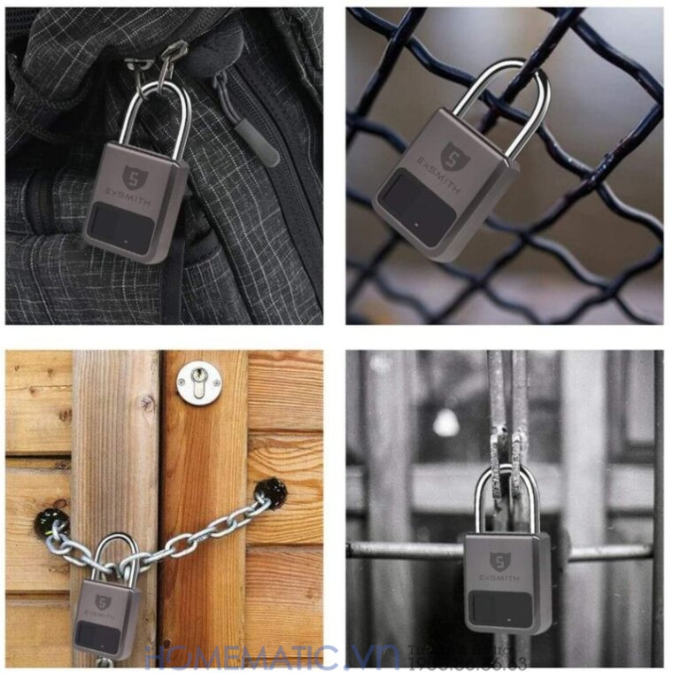 Ổ Khóa Vân Tay Loại Nhỏ Kèm Khóa điện Tử Exsmith Epl101 các trường hợp ứng dụng