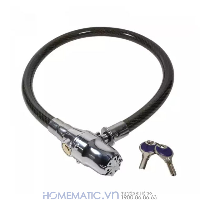 Khóa Dây Chống Trộm Xe Máy Xe đạp Báo động Còi Hú Lk315