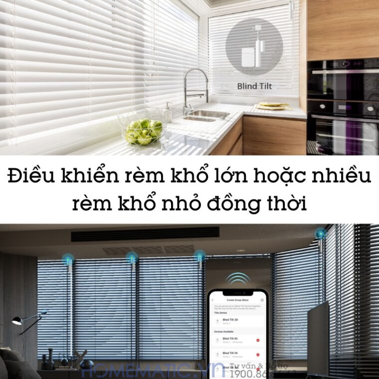 Động Cơ Rèm Tự động Switchbot Blind Tilt Sb-bt Xoay Mở Rèm Sáo Lá Ngang