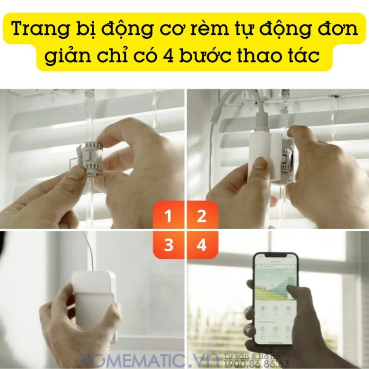 Động Cơ Rèm Tự động Switchbot Blind Tilt Sb-bt Xoay Mở Rèm Sáo Lá Ngang
