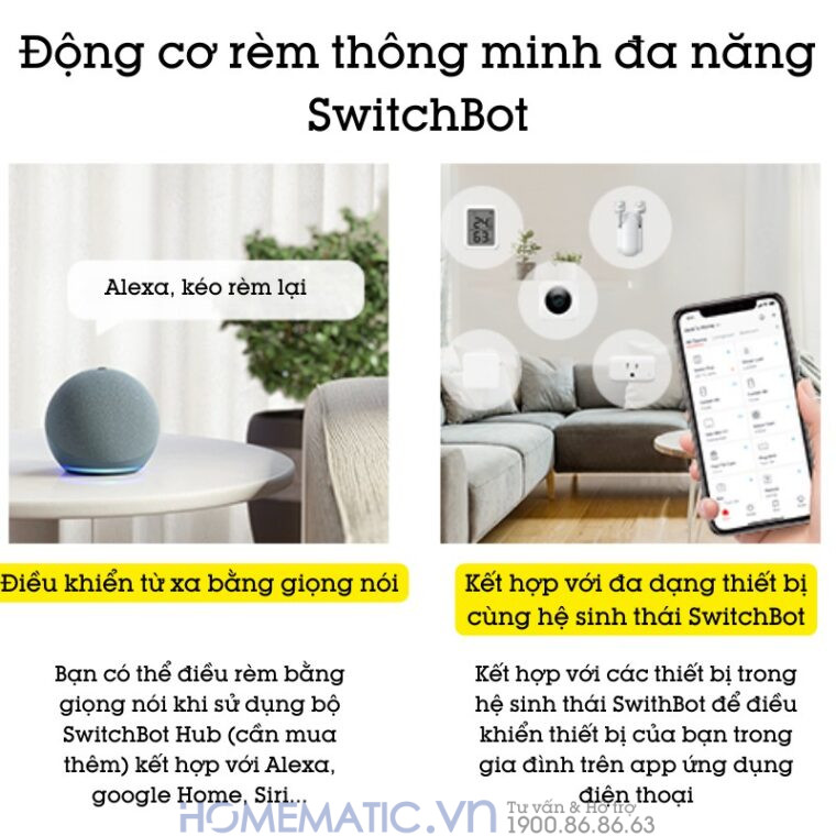 Động Cơ Rèm Tự động Thông Minh Switchbot Curtain Rod2 Dùng Cho Thanh Treo Rèm Cửa Loại Tròn Động Cơ Rèm Tự động Thông Minh Switchbot Curtain Rod2 Dùng Cho Thanh Treo Rèm Cửa Loại Tròn