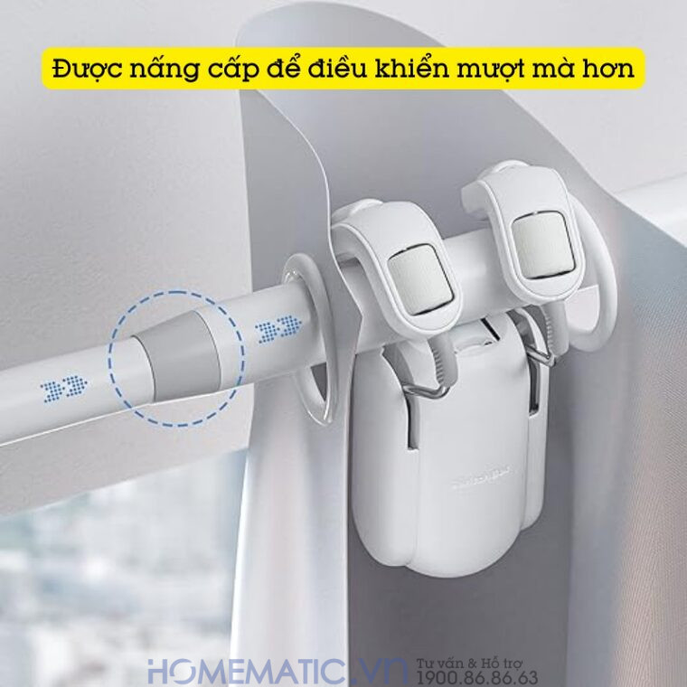 Động Cơ Rèm Tự động Thông Minh Switchbot Curtain Rod2 Dùng Cho Thanh Treo Rèm Cửa Loại Tròn Động Cơ Rèm Tự động Thông Minh Switchbot Curtain Rod2 Dùng Cho Thanh Treo Rèm Cửa Loại Tròn