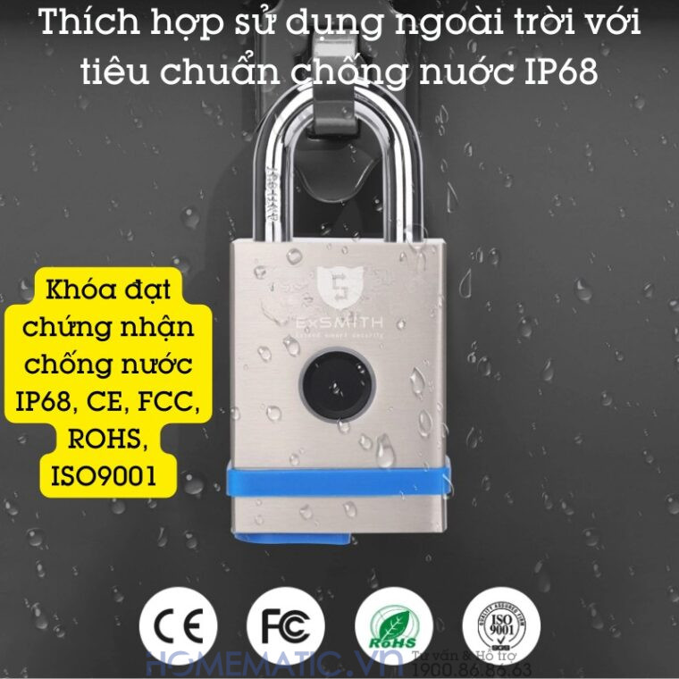Ổ Khóa Cổng Vân Tay Ngoài Trời Chống Nước, Khóa Móc Cao Cấp Kèm Chìa Cơ Và điện Tử Exsmith Epl855 Ổ Khóa Cổng Vân Tay Ngoài Trời Chống Nước, Khóa Móc Cao Cấp Kèm Chìa Cơ Và điện Tử Exsmith Epl855