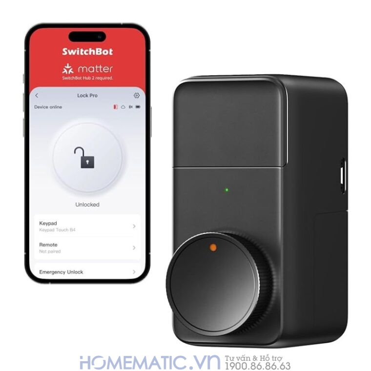 Ổ Khóa Vân Tay Thông Minh Switchbot Lock Pro Sb-lpro Không Cần Khoan đục