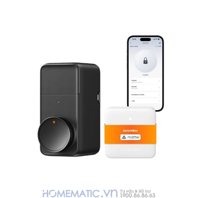 Ổ Khóa Vân Tay Thông Minh Switchbot Lock Pro Sb-lpro Không Cần Khoan đục