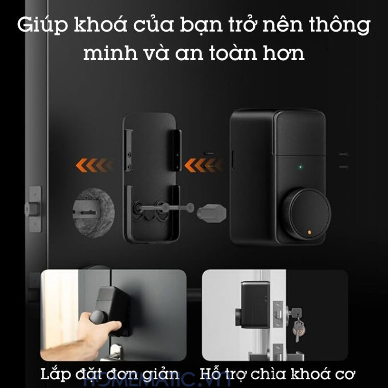 Ổ Khóa Vân Tay Thông Minh Switchbot Lock Pro Sb-lpro Không Cần Khoan đục Ổ Khóa Vân Tay Thông Minh Switchbot Lock Pro Sb-lpro Không Cần Khoan đục