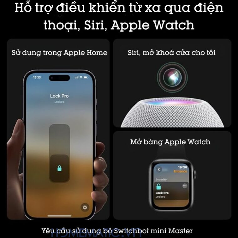 Ổ Khóa Vân Tay Thông Minh Switchbot Lock Pro Sb-lpro Không Cần Khoan đục Ổ Khóa Vân Tay Thông Minh Switchbot Lock Pro Sb-lpro Không Cần Khoan đục