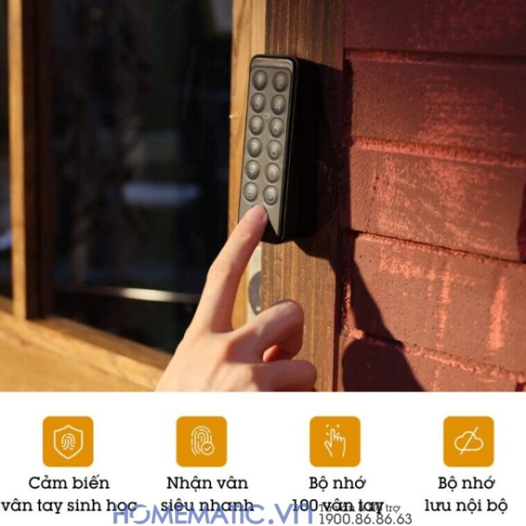 Ổ Khóa Vân Tay Thông Minh Switchbot Lock Pro Sb-lpro Không Cần Khoan đục Ổ Khóa Vân Tay Thông Minh Switchbot Lock Pro Sb-lpro Không Cần Khoan đục