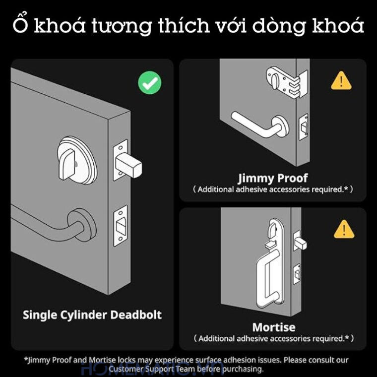 Ổ Khóa Vân Tay Thông Minh Switchbot Lock Pro Sb-lpro Không Cần Khoan đục