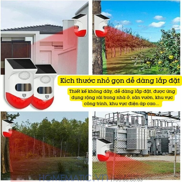 Thiết Bị Báo động Chống Trộm Ngoài Trời Wifi Exsmith P80wr