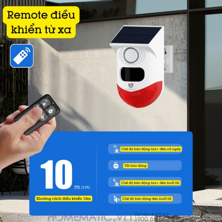 Thiết Bị Báo động Chống Trộm Ngoài Trời Wifi Exsmith P80wr