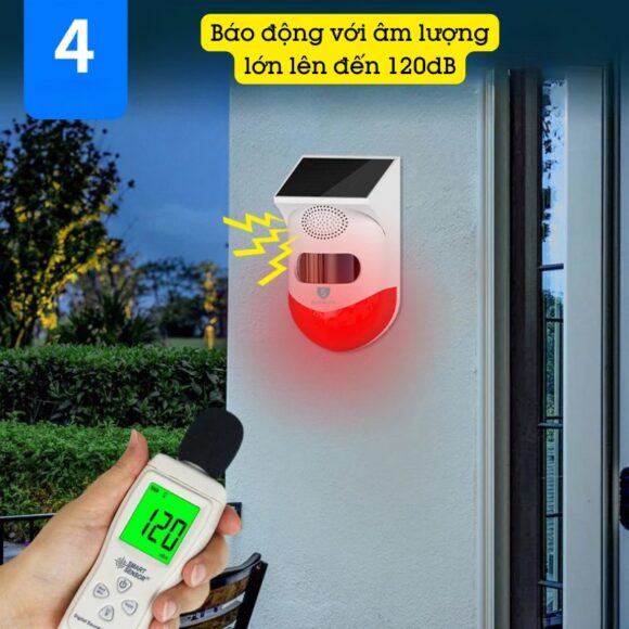 Thiết Bị Báo động Chống Trộm Ngoài Trời Wifi Exsmith P80wr