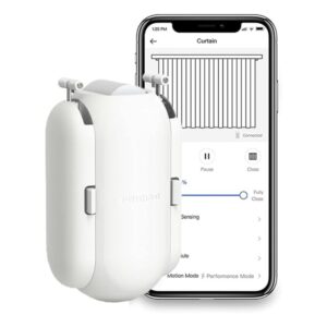 Động Cơ Rèm Tự động Thông Minh Switchbot Curtain U-rail2 Dùng Cho Thanh Treo Rèm Ray Trượt Loại Chữ U