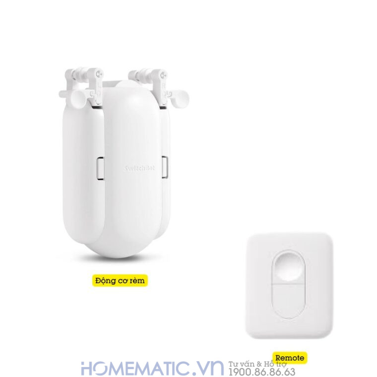 Động Cơ Rèm Tự động Thông Minh Switchbot Curtain I-rail2 Dùng Cho Thanh Treo Rèm Ray Trượt Loại Chữ I