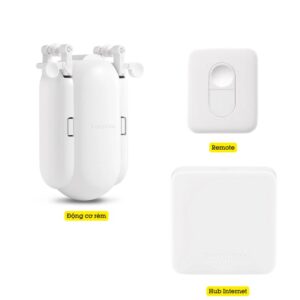 Động Cơ Rèm Tự động Thông Minh Switchbot Curtain I-rail2 Dùng Cho Thanh Treo Rèm Ray Trượt Loại Chữ I