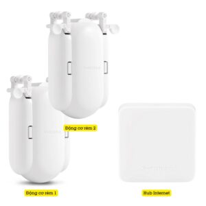 Động Cơ Rèm Tự động Thông Minh Switchbot Curtain I-rail2 Dùng Cho Thanh Treo Rèm Ray Trượt Loại Chữ I