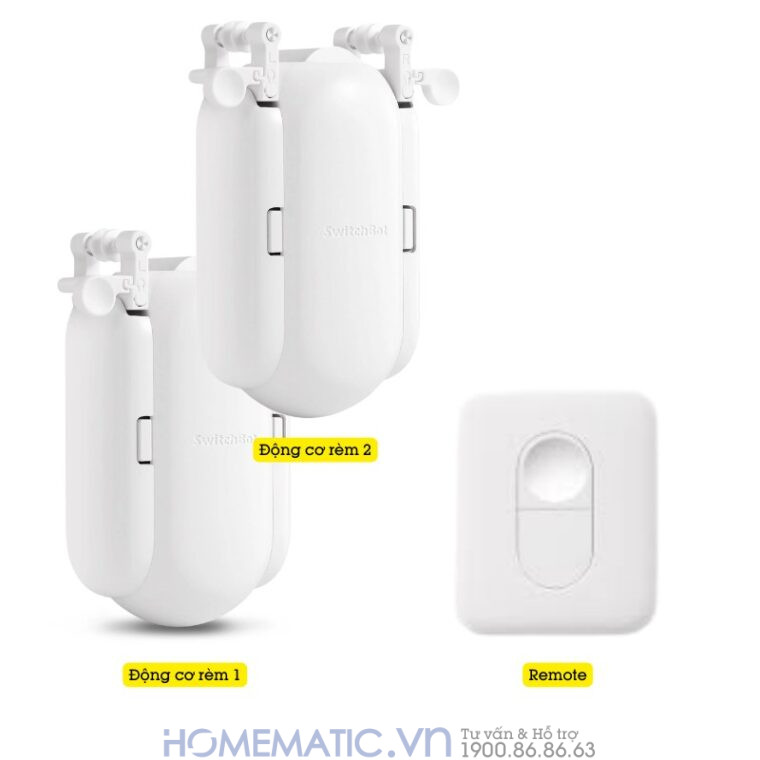 Động Cơ Rèm Tự động Thông Minh Switchbot Curtain I-rail2 Dùng Cho Thanh Treo Rèm Ray Trượt Loại Chữ I