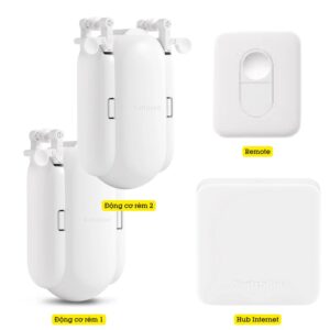 Động Cơ Rèm Tự động Thông Minh Switchbot Curtain I-rail2 Dùng Cho Thanh Treo Rèm Ray Trượt Loại Chữ I