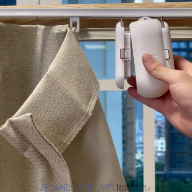 Động Cơ Rèm Tự động Thông Minh Switchbot Curtain U-rail2 Dùng Cho Thanh Treo Rèm Ray Trượt Loại Chữ U