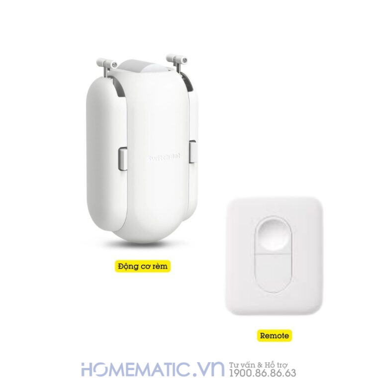 Động Cơ Rèm Tự động Thông Minh Switchbot Curtain U-rail2 Dùng Cho Thanh Treo Rèm Ray Trượt Loại Chữ U