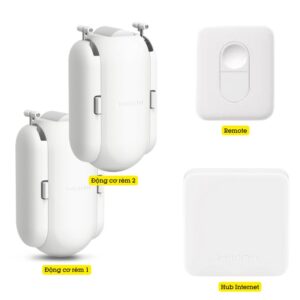 Động Cơ Rèm Tự động Thông Minh Switchbot Curtain U-rail2 Dùng Cho Thanh Treo Rèm Ray Trượt Loại Chữ U