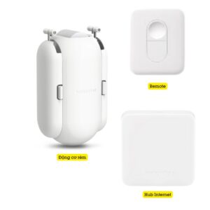 Động Cơ Rèm Tự động Thông Minh Switchbot Curtain U-rail2 Dùng Cho Thanh Treo Rèm Ray Trượt Loại Chữ U