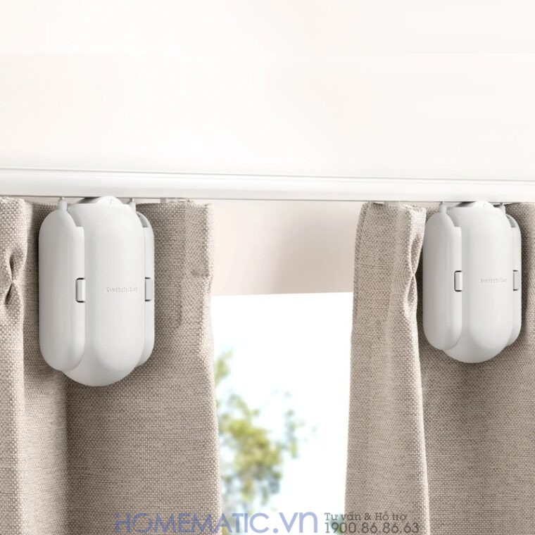 Động Cơ Rèm Tự động Thông Minh Switchbot Curtain U-rail2 Dùng Cho Thanh Treo Rèm Ray Trượt Loại Chữ U