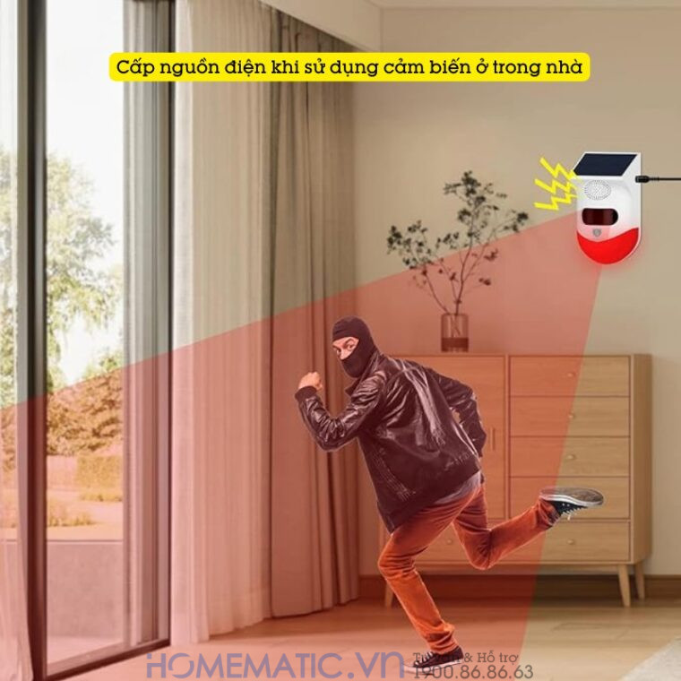 Thiết Bị Báo động Chống Trộm Ngoài Trời Wifi Exsmith P80wr