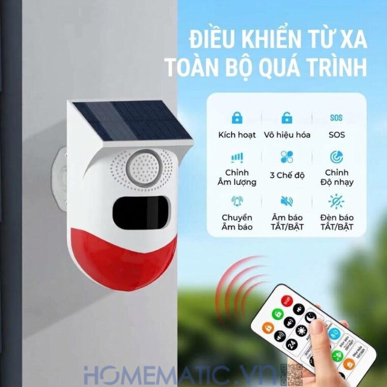 Thiết Bị Báo động Chống Trộm Ngoài Trời Wifi Exsmith P80wr
