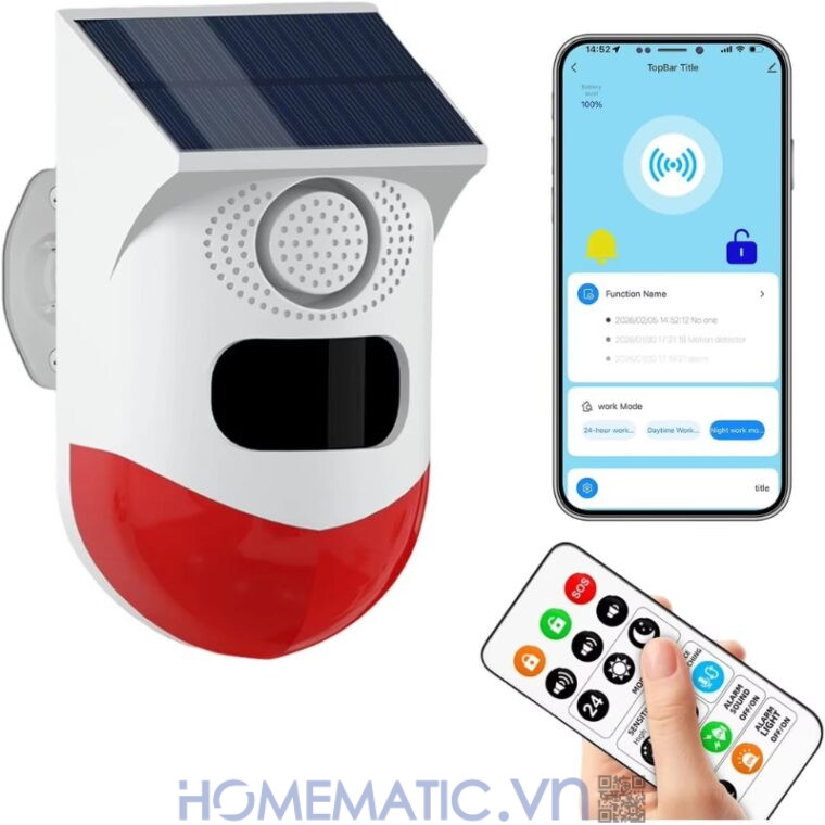 Thiết Bị Báo động Chống Trộm Ngoài Trời Wifi Exsmith P80wr