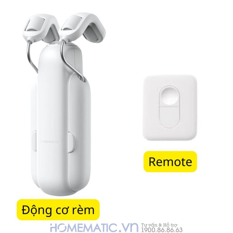 Động Cơ Rèm Thông Minh đa Năng Switchbot Curtain Rod3 Dùng Cho Thanh Treo Rèm Cửa Loại Tròn