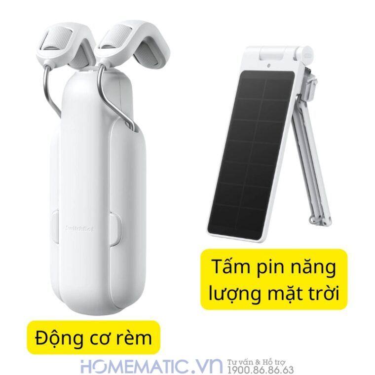 Động Cơ Rèm Thông Minh đa Năng Switchbot Curtain Rod3 Dùng Cho Thanh Treo Rèm Cửa Loại Tròn