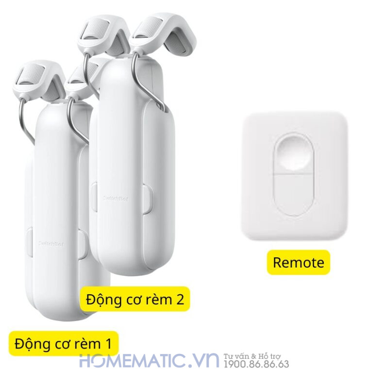 Động Cơ Rèm Thông Minh đa Năng Switchbot Curtain Rod3 Dùng Cho Thanh Treo Rèm Cửa Loại Tròn