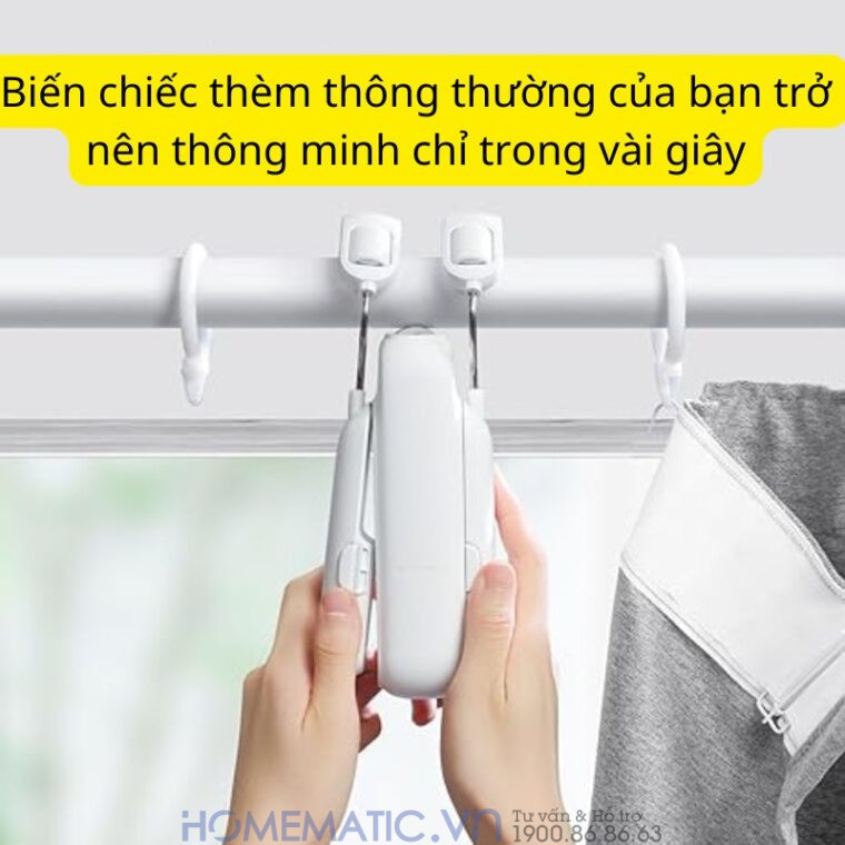 Động Cơ Rèm Thông Minh đa Năng Switchbot Curtain Rod3 Dùng Cho Thanh Treo Rèm Cửa Loại Tròn