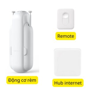 Động Cơ Rèm Thông Minh Switchbot Curtain U-rail3 Hỗ Trợ Thanh Treo Rèm Ray Trượt Loại Chữ U