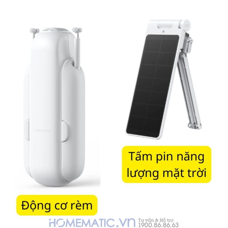 Động Cơ Rèm Thông Minh Switchbot Curtain U-rail3 Hỗ Trợ Thanh Treo Rèm Ray Trượt Loại Chữ U