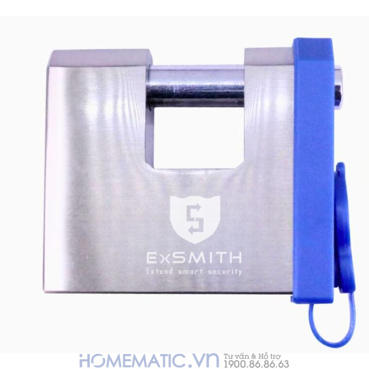 Ổ Khóa Cầu Ngang Vân Tay Chống Cắt Chống Nước Chống Trộm Thông Minh Exsmith Epl655